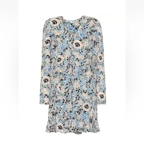 Veronica Beard Riggins Dress in Blue Multi 6 - Picture 10 of 10